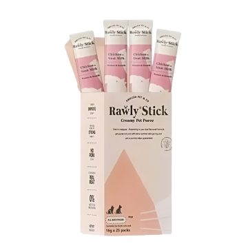 Amelisa Pet & Co Pets Rawly Stick Chic & Goat Milk 25pcs (2 boxes)